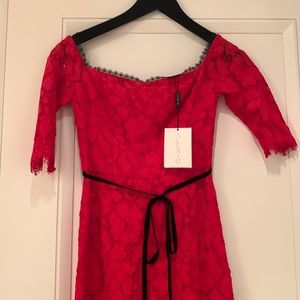 Alexis Lace jumpsuit  XS